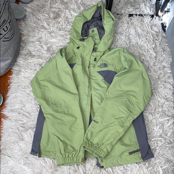 Green North Face Hyvent Jacket 